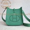 Replica Designer Bags – Hermès Evelyne TPM Vert Vertigo