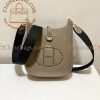 Replica Designer Bags – Hermès Evelyne TPM Elephant Grey