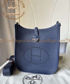 Replica Designer Bags – Hermès Evelyne TPM Bleu Saphir