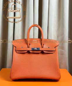Replica Designer Bags – Hermès Birkin 25 Orange Togo
