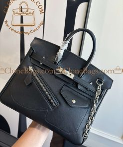 Replica Designer Bags – Hermès Birkin Rock 25 Black