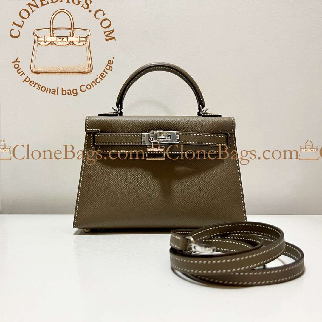 Replica Designer Bags – Hermès Kelly Mini Etoupe