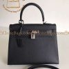 Replica Designer Bags – Hermès Kelly 28 Black Epsom