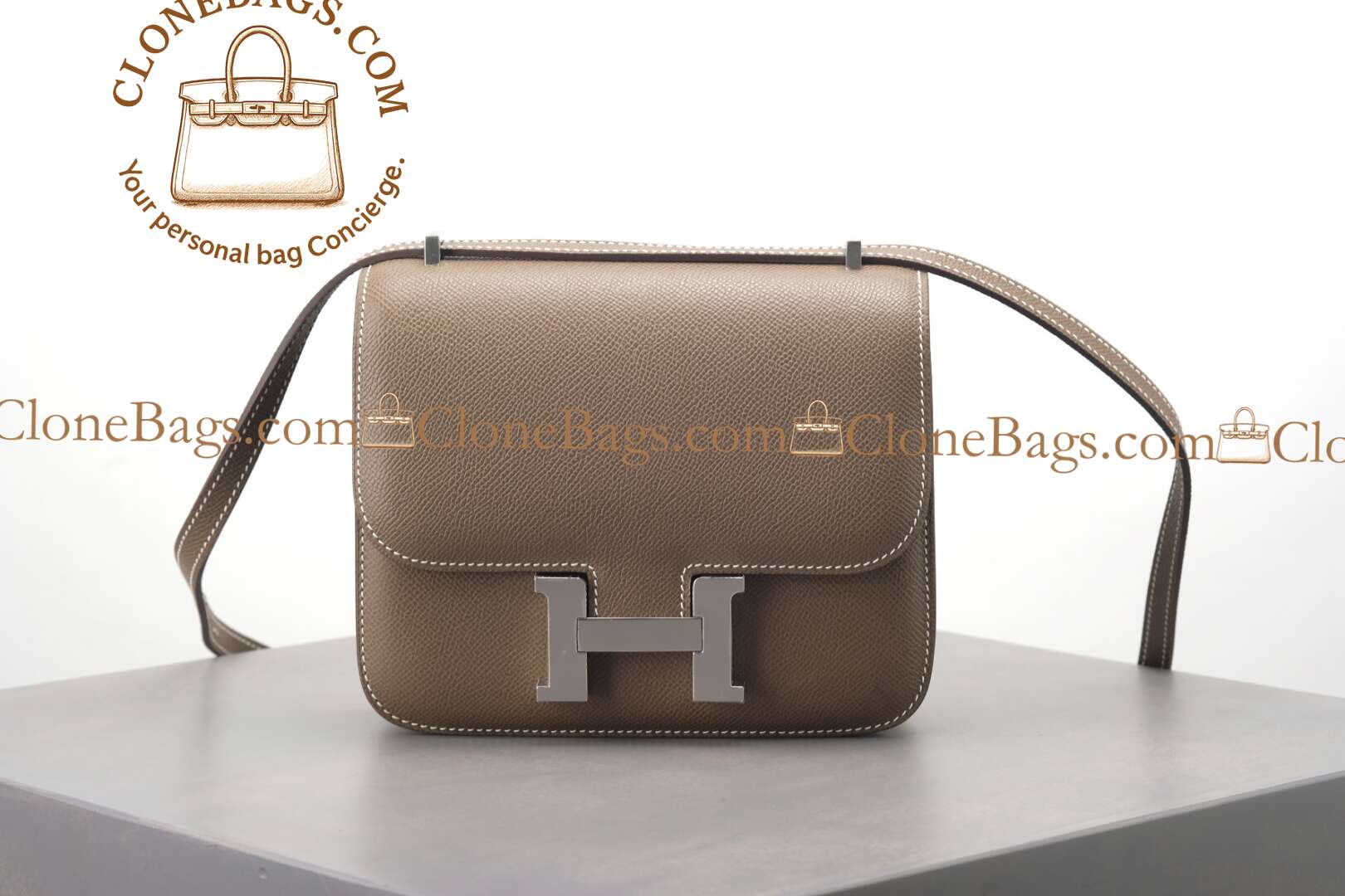 Replica Designer Bags – Hermès Constance 18cm Etoupe