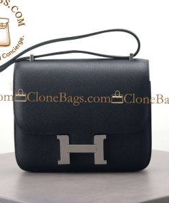 Replica Designer Bags – Hermès Constance 18cm Black Epsom