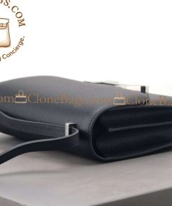 Alternative view of Hermès Replica Designer Bags 1:1 Constance 18cm Black Epsom Palladium Hardware