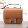 Replica Designer Bags – Hermès Constance 18cm Caramel Brown