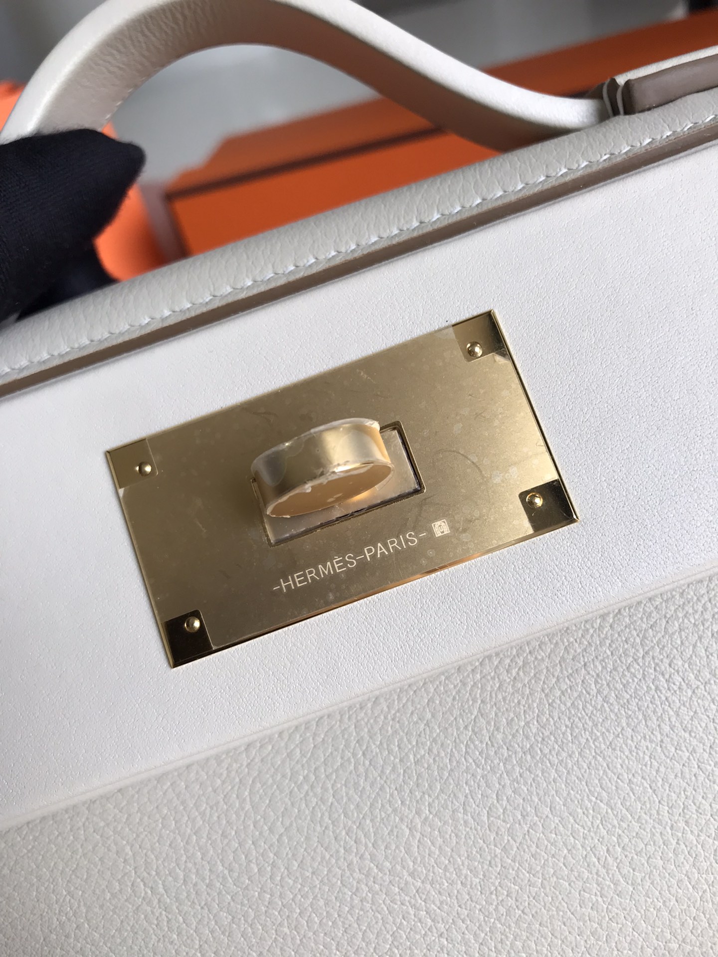 Hermès Replica Designer Bags 1:1 24/24 21 Beton Evercolor and Swift Gold Hardware - Image 5