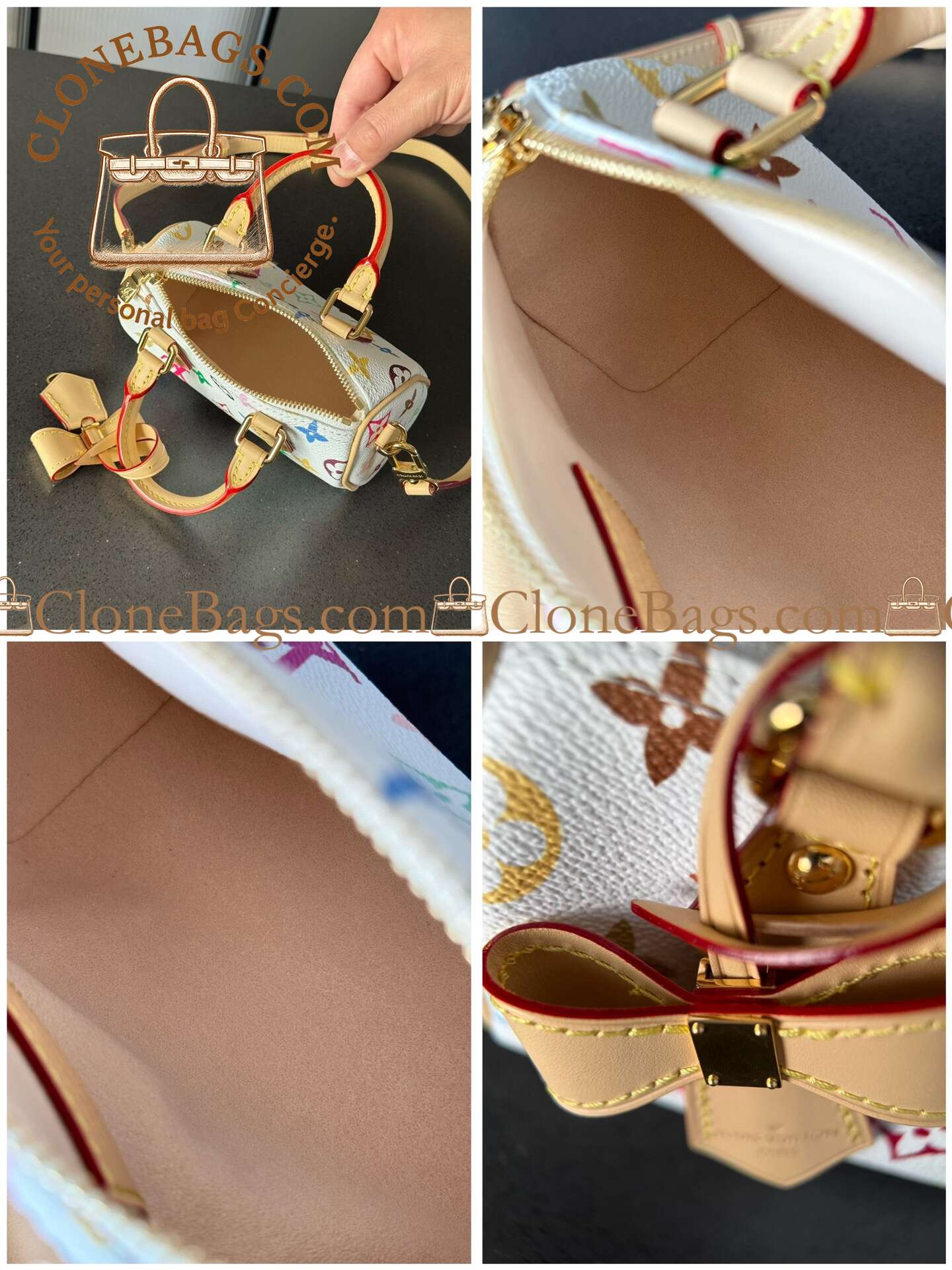 Louis Vuitton Replica Designer Bags 1:1 M13991 Nano Speedy - Image 9