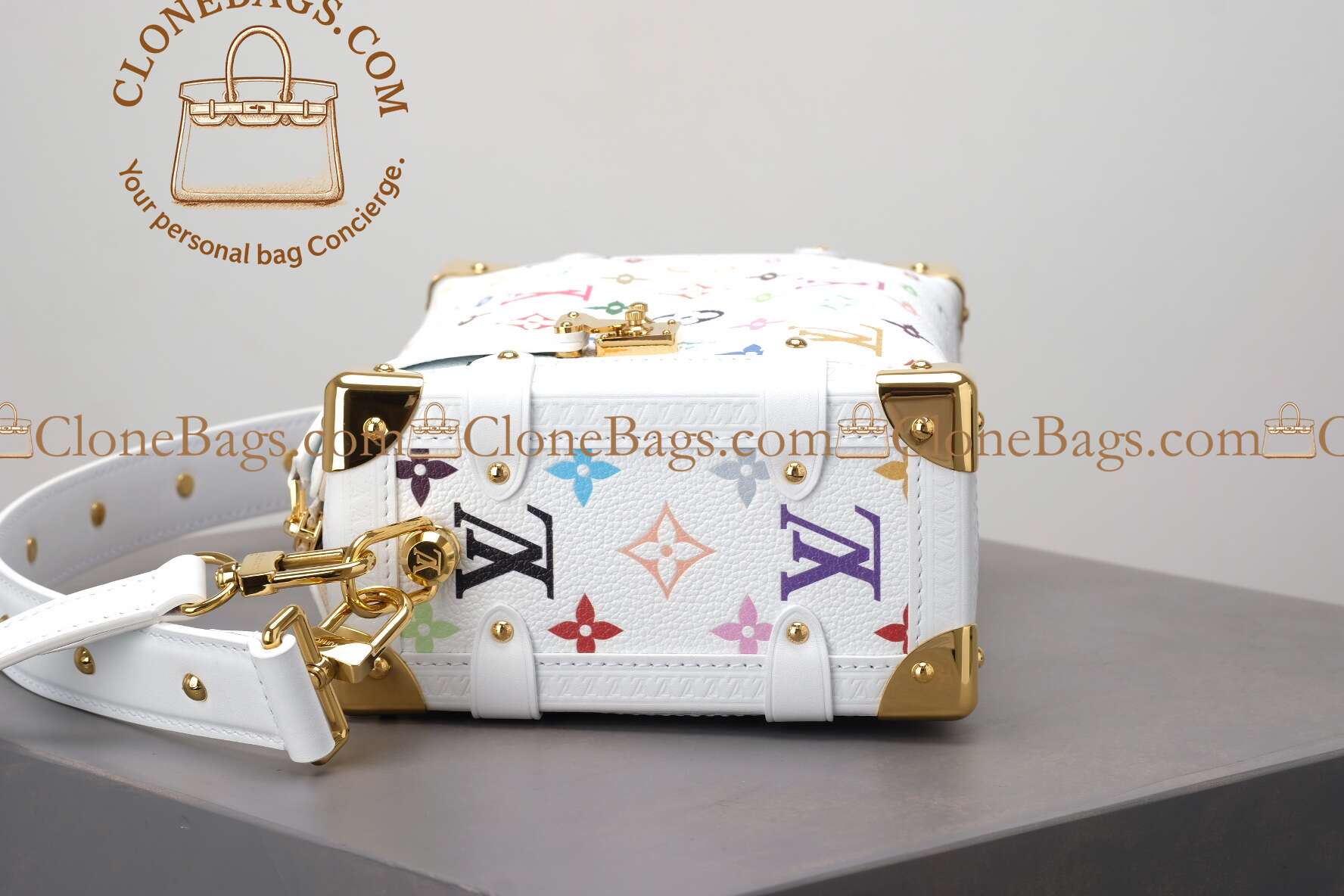 Louis Vuitton Replica Designer Bags 1:1 M14046 LV x TM Side Trunk MM - Image 5