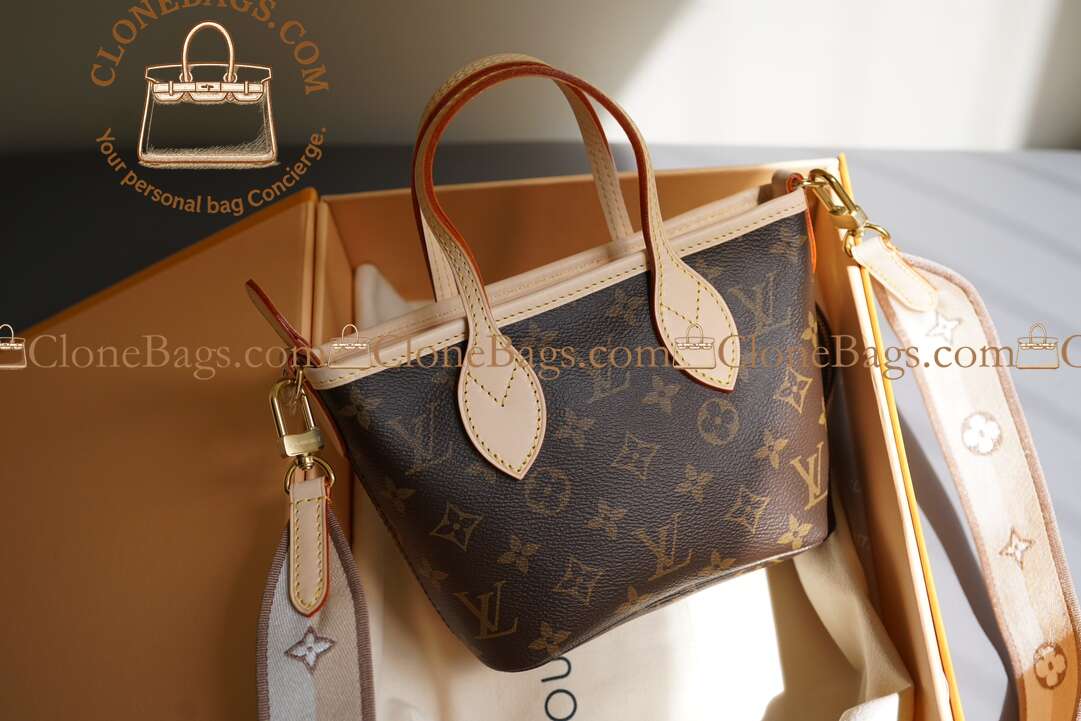 Louis Vuitton Replica Designer Bags 1:1 M46705 Neverfull BB - Image 3