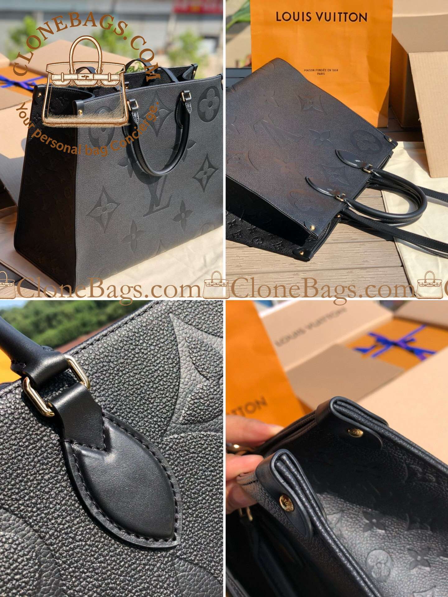 Louis Vuitton Replica Designer Bags 1:1 M44925 OnTheGo GM - Image 9