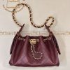 Replica Designer Bags 1:1 Chanel Caviar Small 25 Burgundy