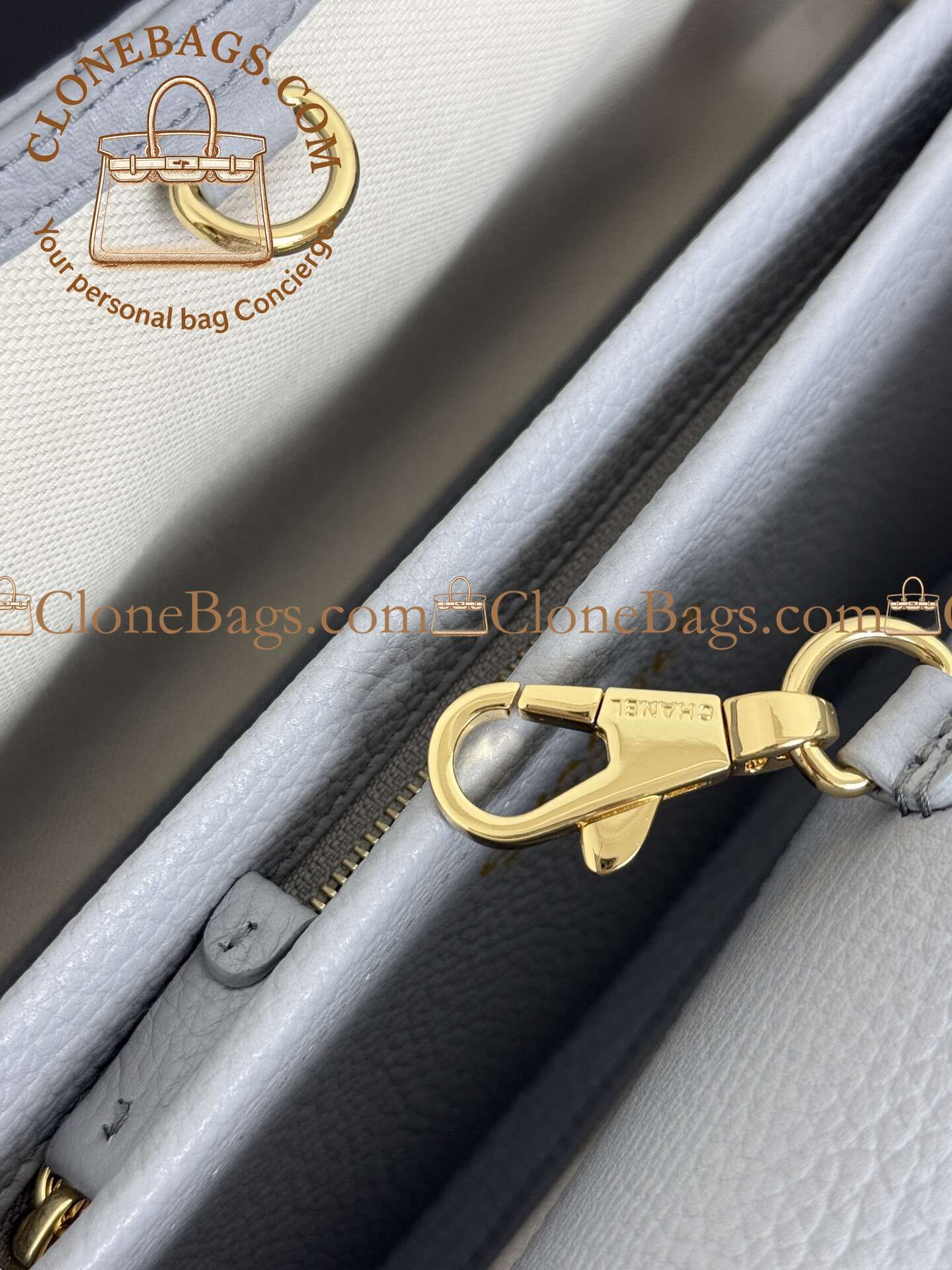 Chanel Replica Designer Bags 1:1 Grained Calfskin Urban Essentials Small Bag Grey - Image 4