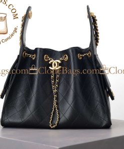 Replica Designer Bags 1:1 Chanel Caviar Mini 25 Black