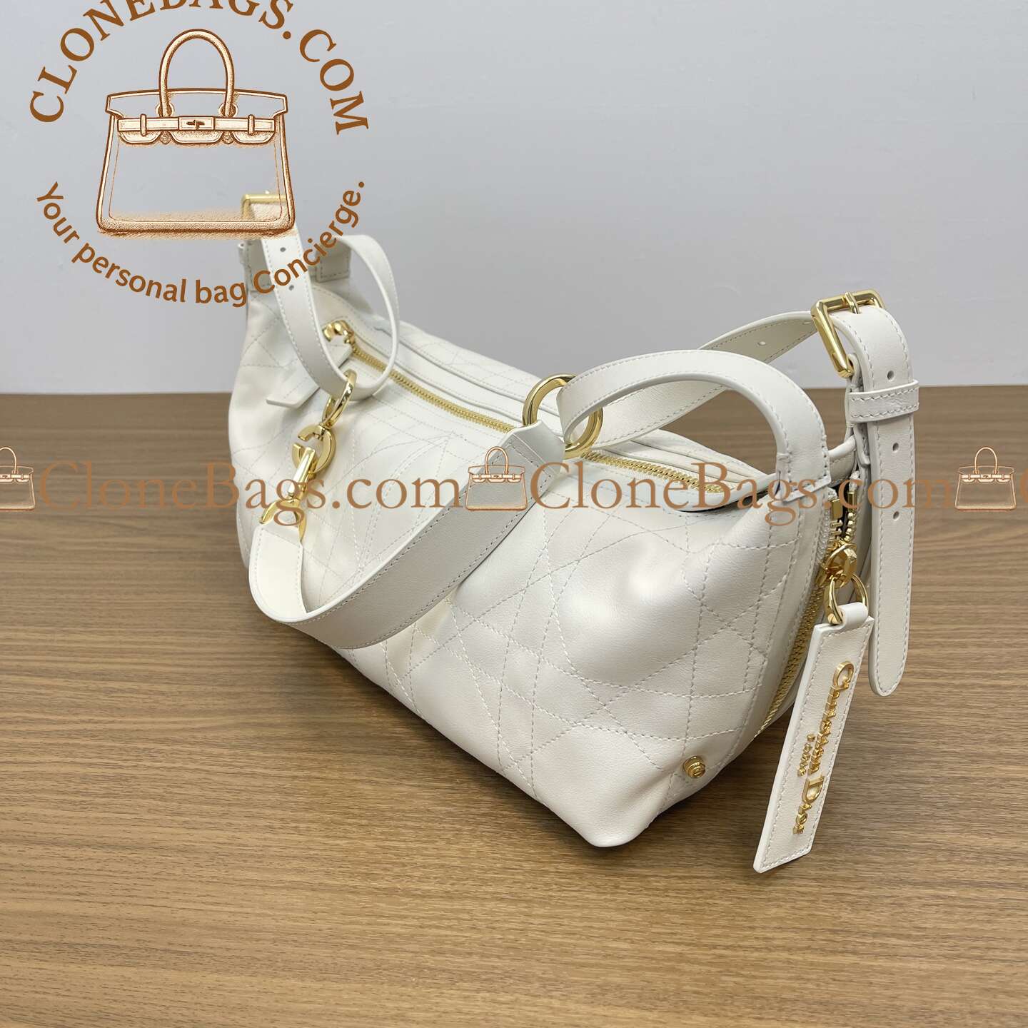 Dior Replica Designer Bags 1:1 Medium D-Journey Bag in Vintage Smooth Calfskin - Image 2