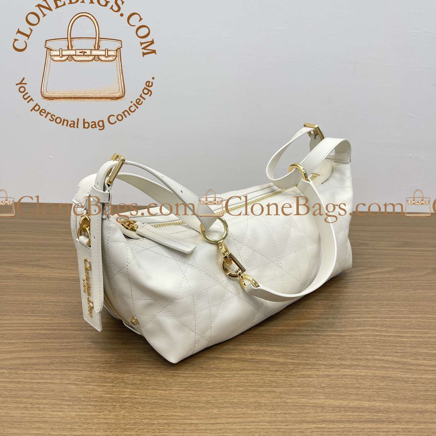 Dior Replica Designer Bags 1:1 Medium D-Journey Bag in Vintage Smooth Calfskin - Image 3
