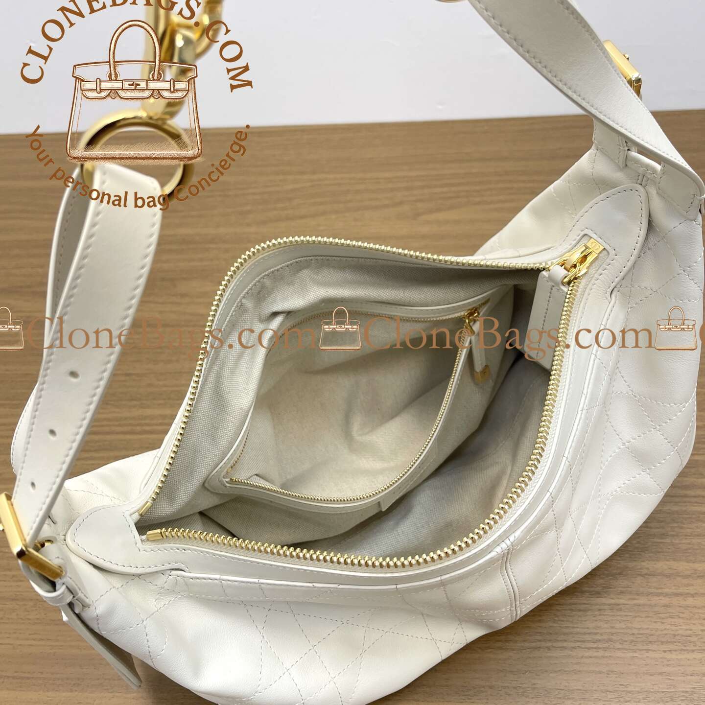 Dior Replica Designer Bags 1:1 Medium D-Journey Bag in Vintage Smooth Calfskin - Image 4