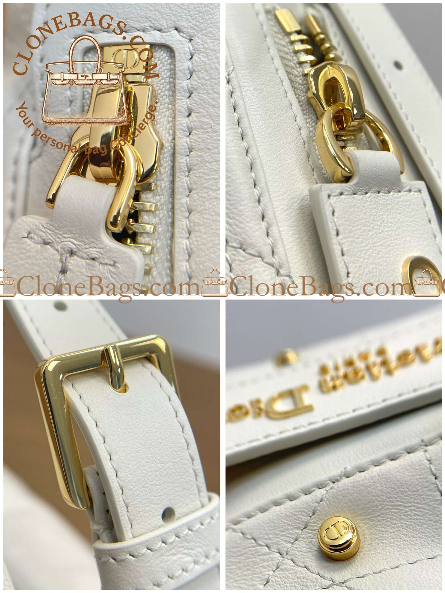 Dior Replica Designer Bags 1:1 Medium D-Journey Bag in Vintage Smooth Calfskin - Image 8