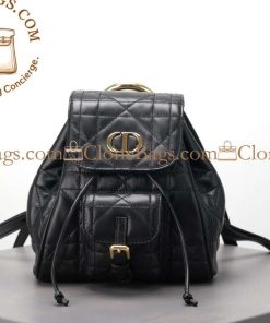 Replica Designer Bags – Dior Small Caro Backpack Black