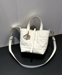 Alternative view of Dior Replica Designer Bags 1:1 Small Toujours Vertical Tote Bag Latte Macrocannage Calfskin