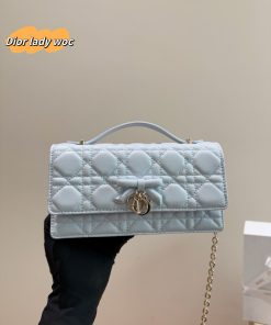 Replica Designer Bags – Dior Ice Blue Mini Bag