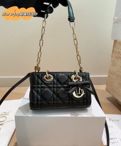 Alternative view of Dior Replica Designer Bags 1:1 Lady D-Joy Micro Bag Black Cannage Lambskin