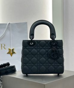 Replica Designer Bags – Dior Small Lady Dior Bag Black
