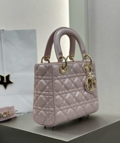 Alternative view of Dior Replica Designer Bags 1:1 Small Lady Dior Bag Soupir Pink Cannage Lambskin