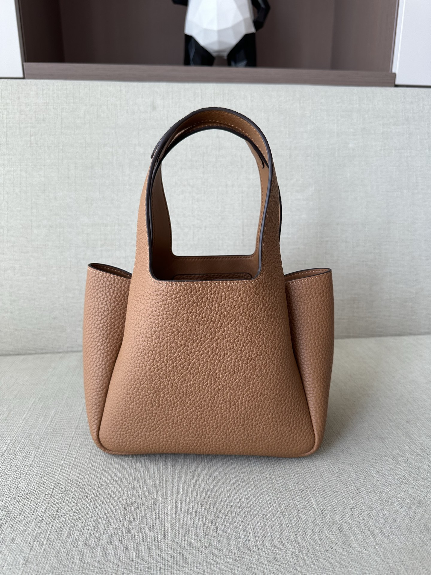 Prada Replica Designer Bags 1:1 Caramel Mini leather handbag - Image 9