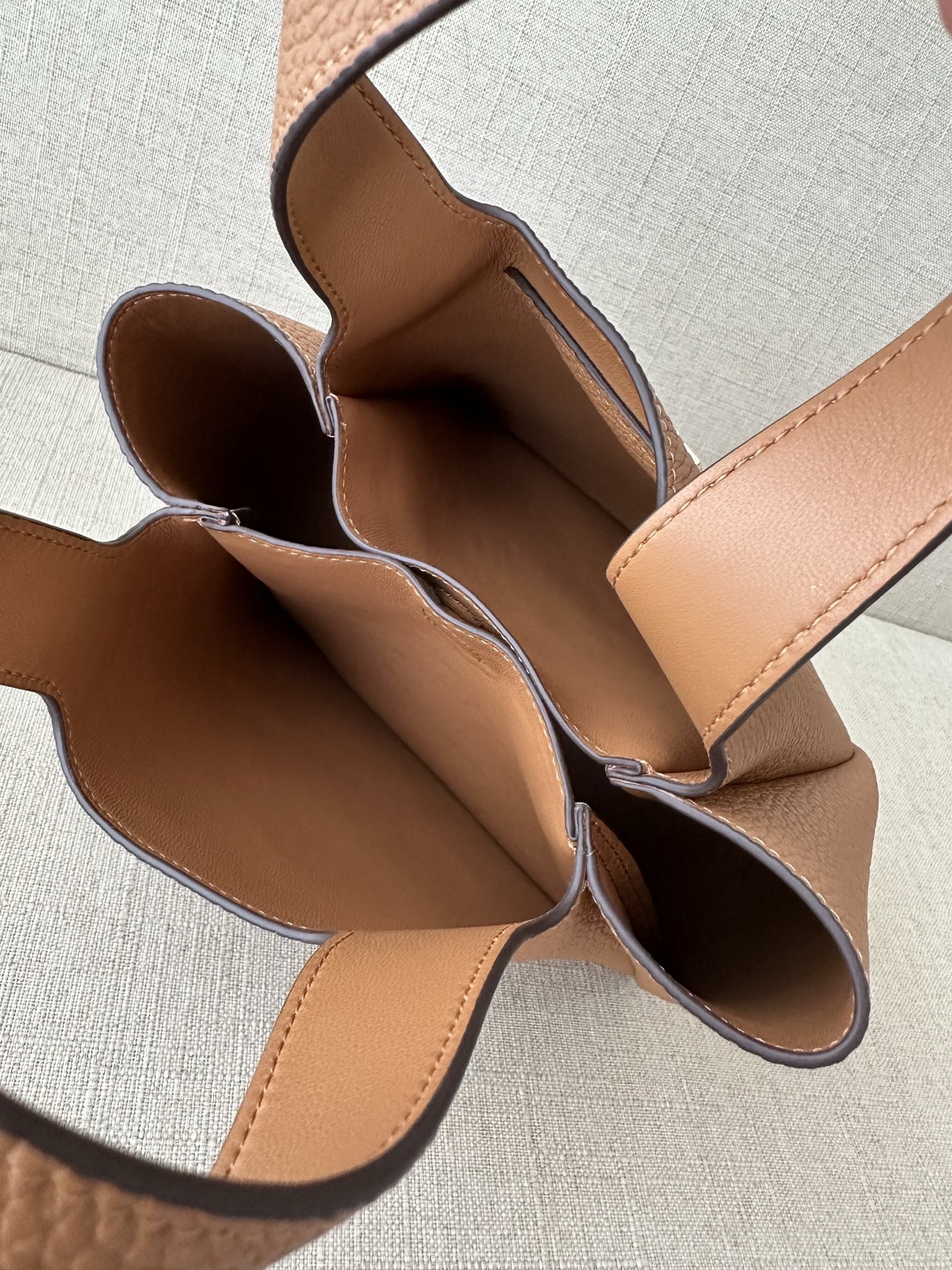 Prada Replica Designer Bags 1:1 Caramel Mini leather handbag - Image 6