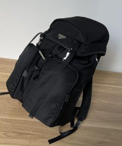 Alternative view of Prada Replica Designer Bags 1:1 Black Speedrock Re-Nylon and leather backpack