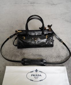 Replica Designer Bags - Prada Bonnie Leather Mini Handbag