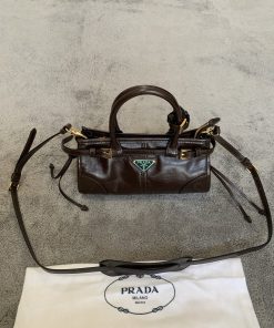 Replica Designer Bags - Prada Bonnie Leather Mini Handbag