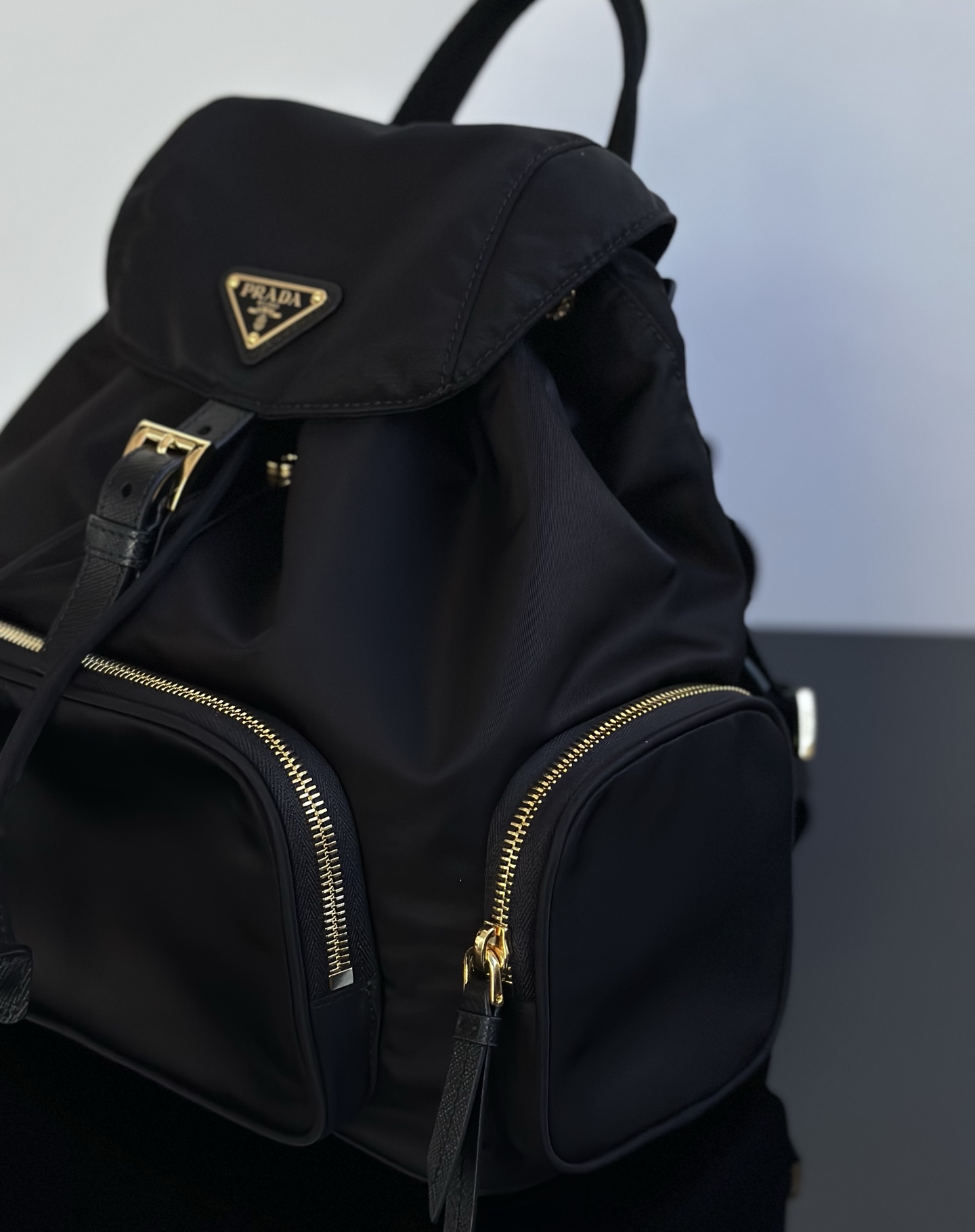 Prada Replica Designer Bags 1:1 Black Small Re-Nylon backpack - Image 5