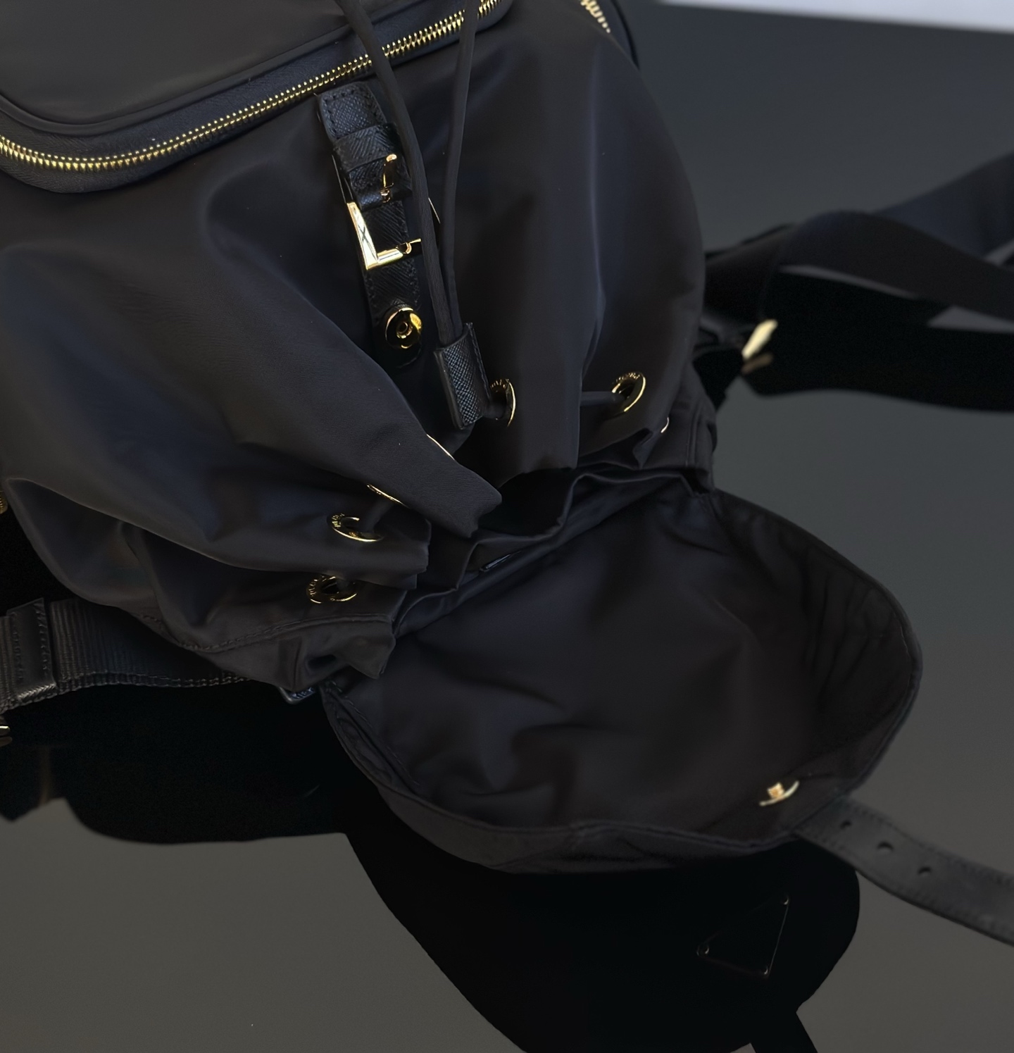 Prada Replica Designer Bags 1:1 Black Small Re-Nylon backpack - Image 6