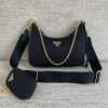 Replica Designer Bags – Prada Black Re-Nylon bag