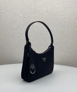 Alternative view of Prada Replica Designer Bags 1:1 Black Re-Edition 2005 Re-Nylon & Saffiano mini bag