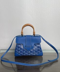 Replica Designer Bags 1:1 Goyard Saigon Mini Blue