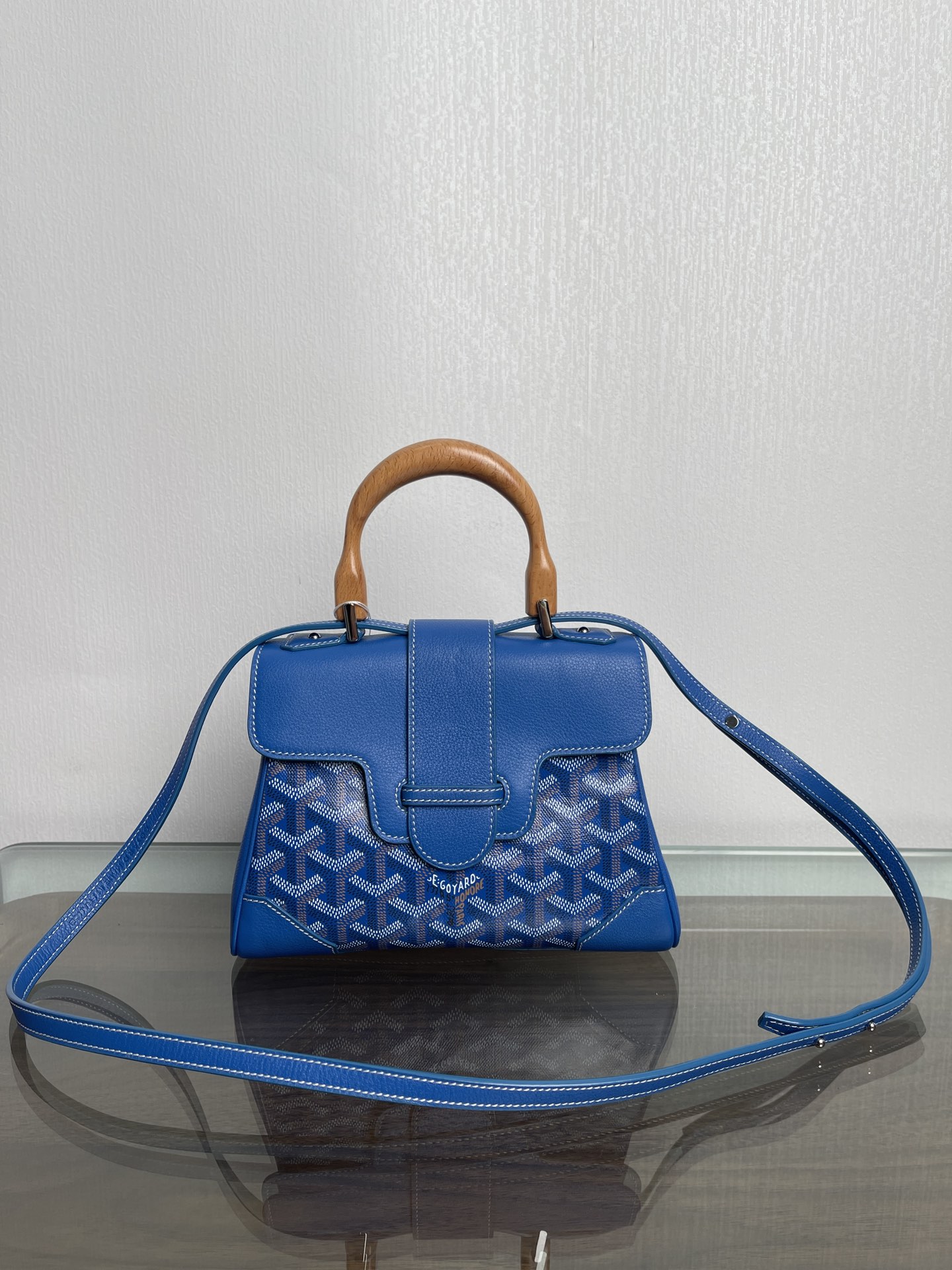 Replica Designer Bags 1:1 Goyard Saigon Mini Blue