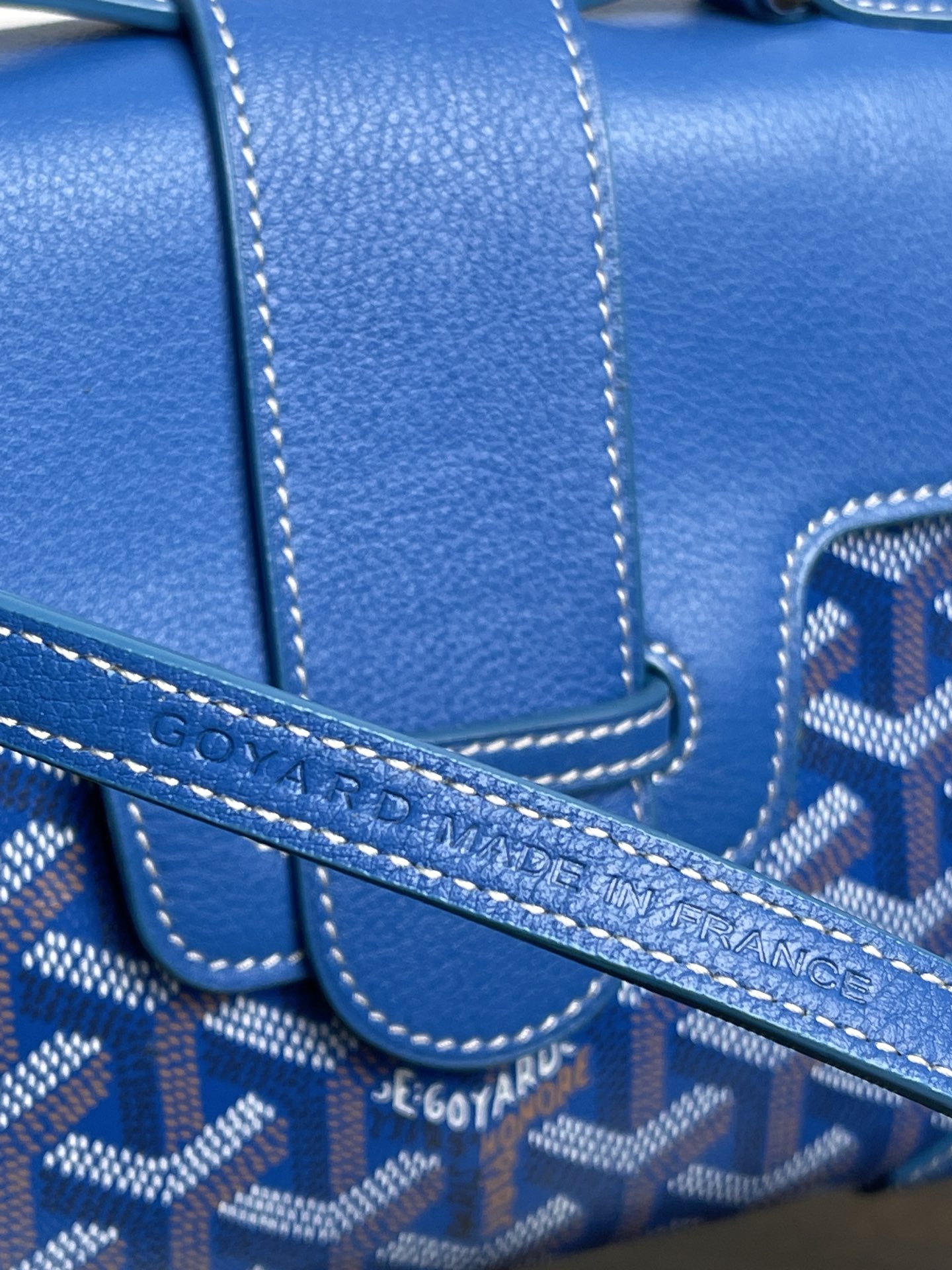 Goyard Replica Designer Bags 1:1 Saigon Mini 20*14.5*8.5cm Blue - Image 2