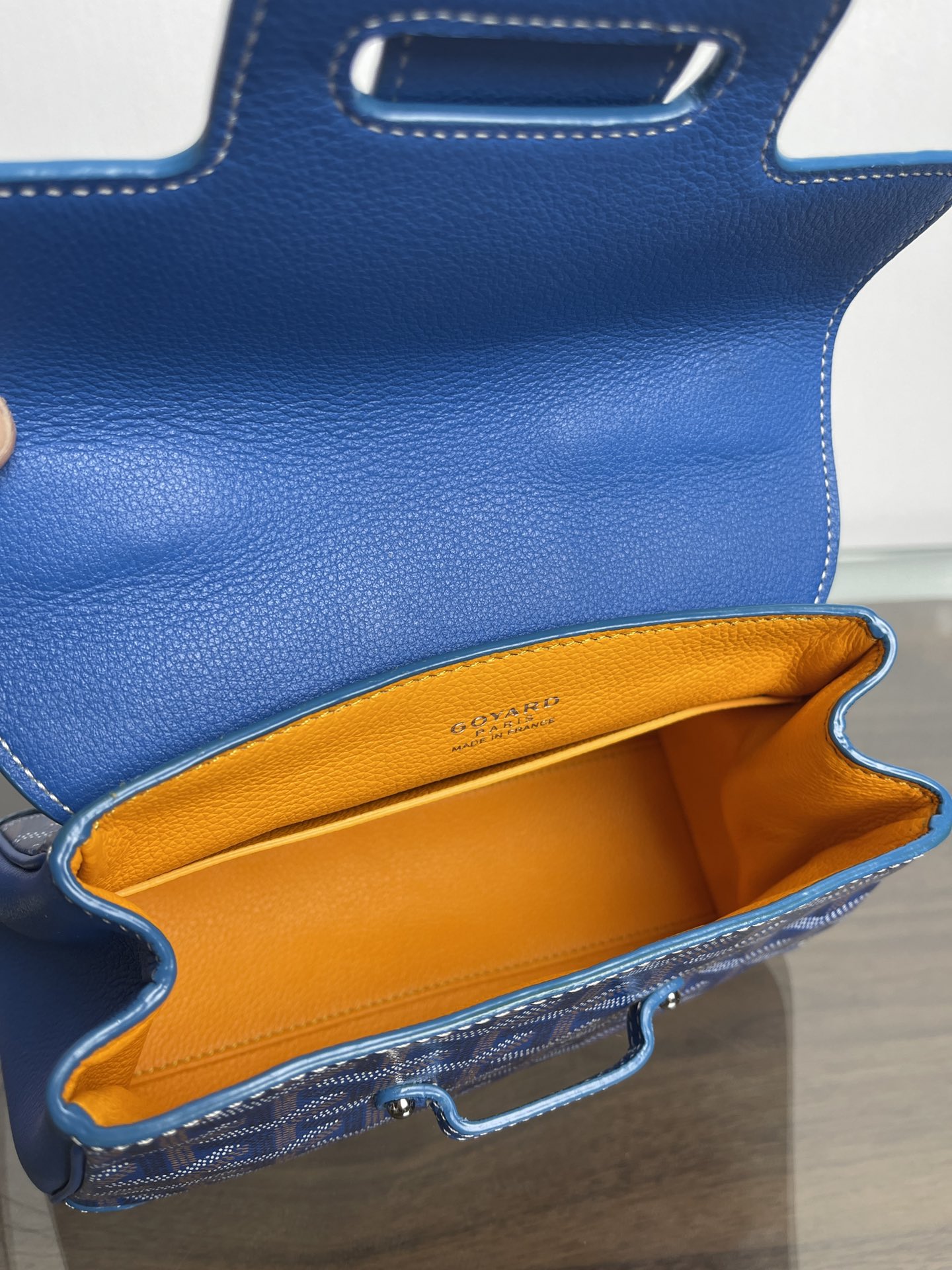 Goyard Replica Designer Bags 1:1 Saigon Mini 20*14.5*8.5cm Blue - Image 3