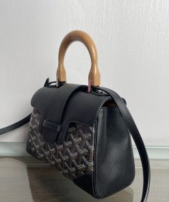 Alternative view of Goyard Replica Designer Bags 1:1 Saigon Mini 20*14.5*8.5cm Black