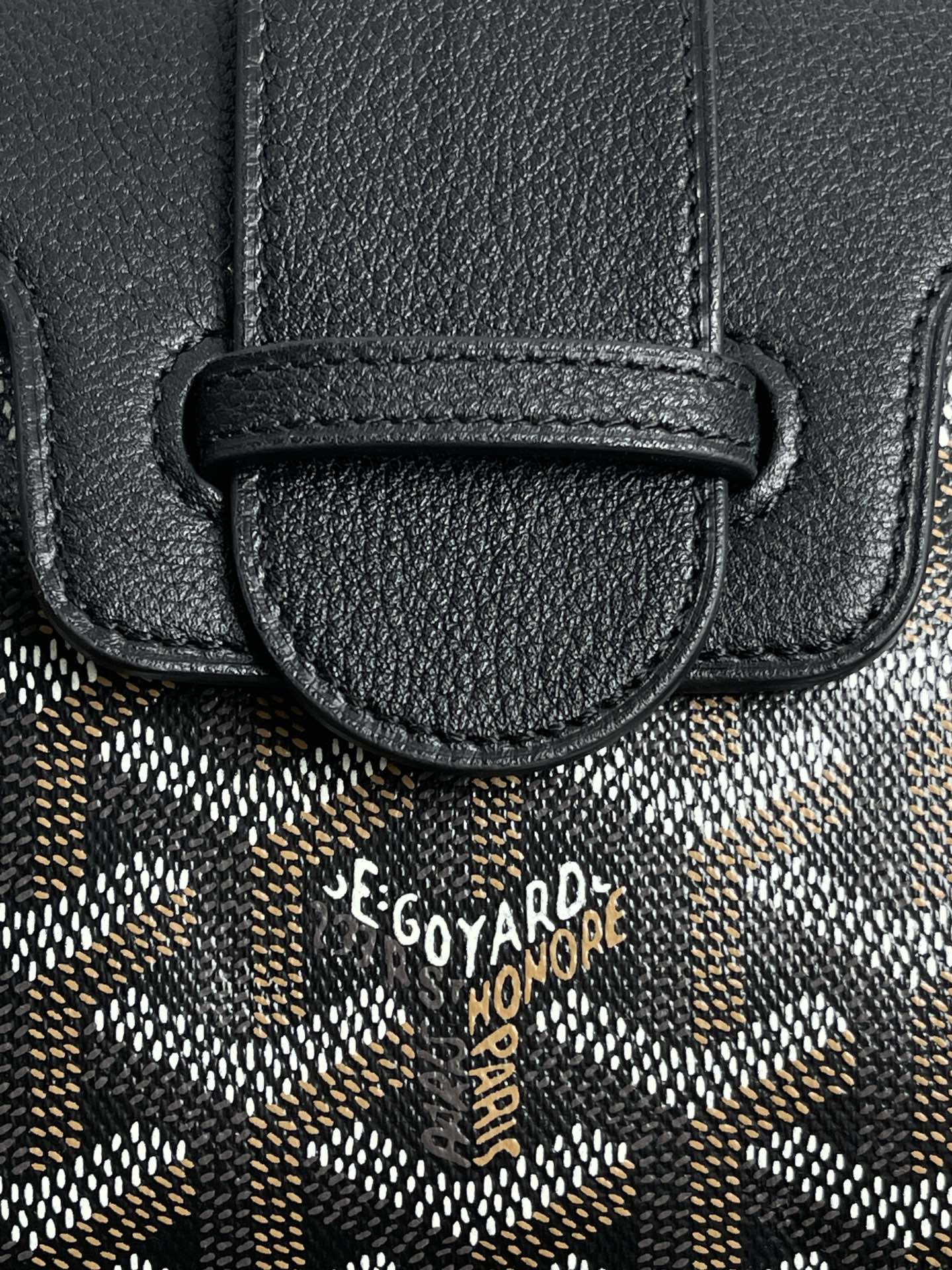 Goyard Replica Designer Bags 1:1 Saigon Mini 20*14.5*8.5cm Black - Image 3