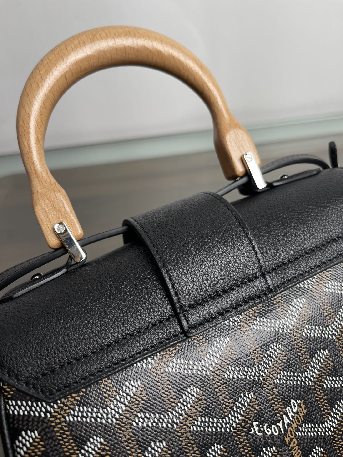 Goyard Replica Designer Bags 1:1 Saigon Mini 20*14.5*8.5cm Black - Image 7