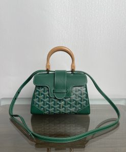 Replica Designer Bags 1:1 Goyard Saigon Mini Green