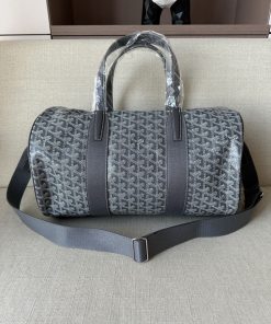 Alternative view of Goyard Replica Designer Bags 1:1 Barrel Sports Bag 40x23x23cm Grey