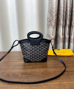 Replica Designer Bags 1:1 Goyard Beluga Mini Bag Black