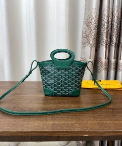 Replica Designer Bags 1:1 Goyard Green Beluga Mini Bag