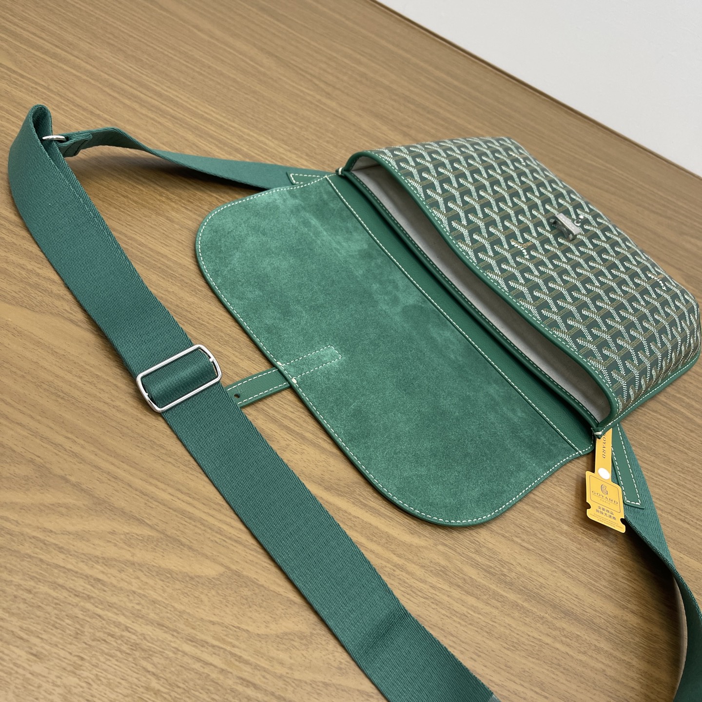 Goyard Replica Designer Bags 1:1 Coursier 32*25*4cm Messenger Bag Green - Image 5